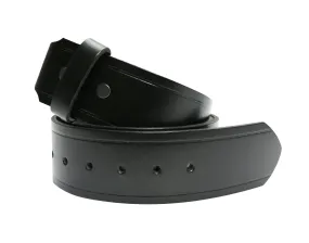 1 ⅝” Glossy Black Fire Fighter Leather Belt