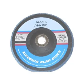7 x 7/8 Zirconia Flap Wheels 60 Grit 10 Pack