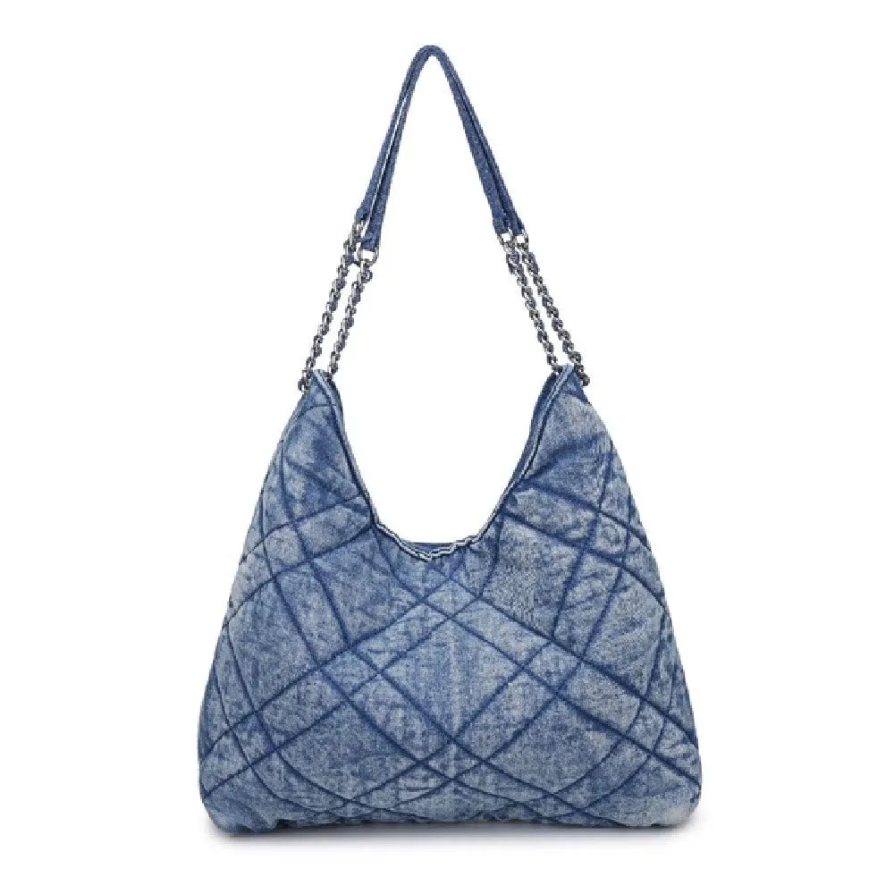 All The Denim Hobo Bag
