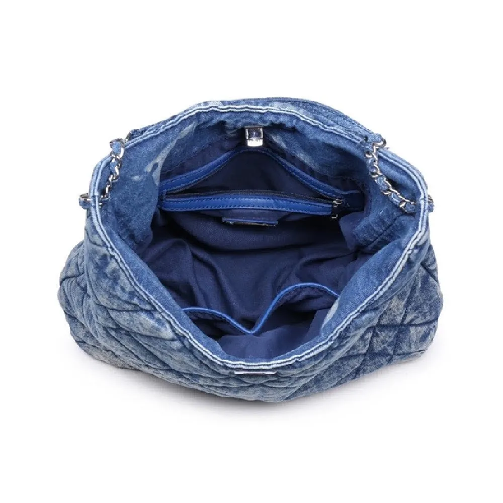 All The Denim Hobo Bag