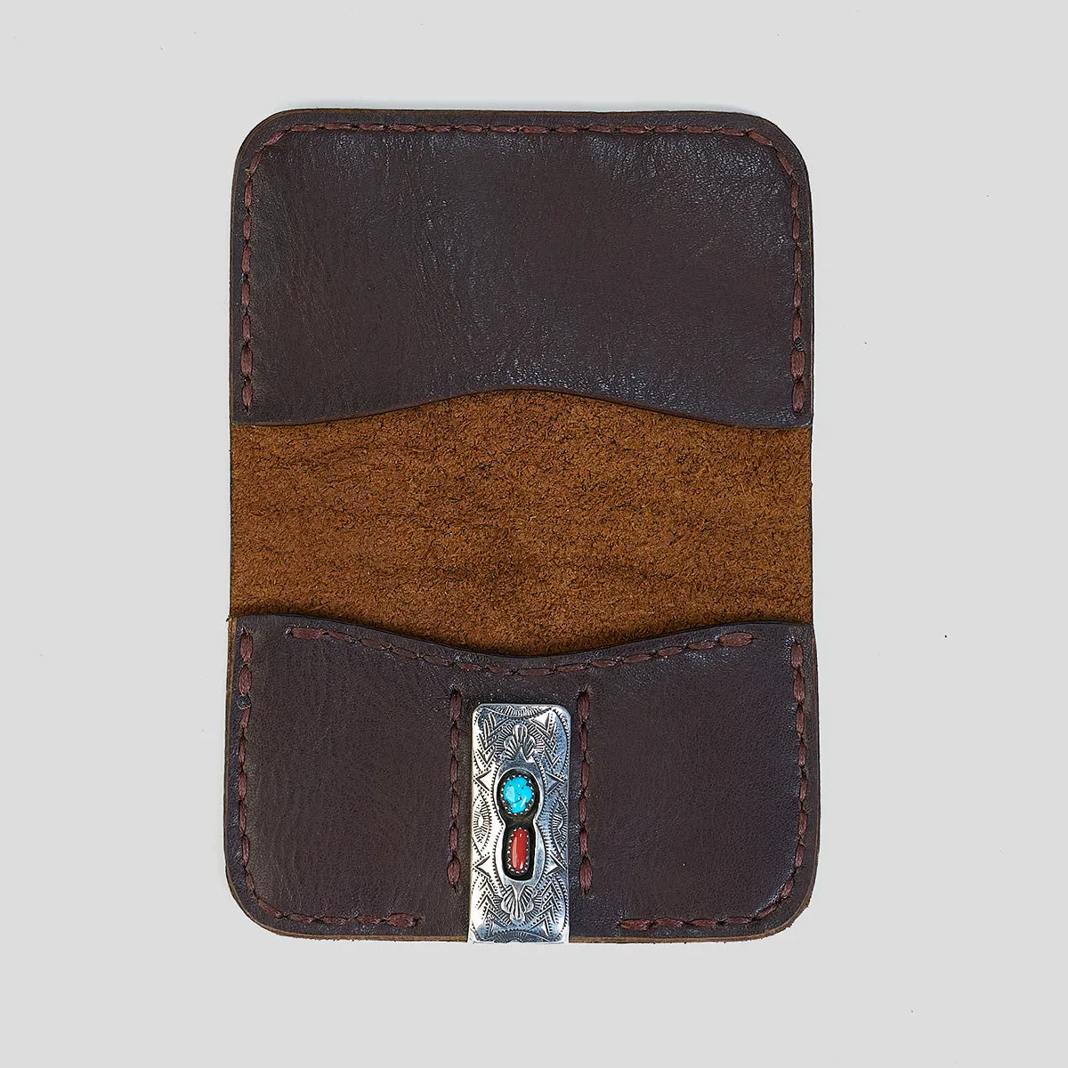 Bison Heritage Silver Clip Wallet No.14