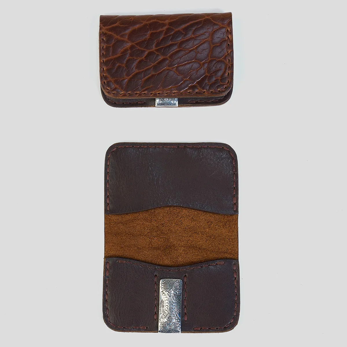 Bison Heritage Silver Clip Wallet No.14
