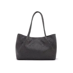 Cassidy Woven Slouchy Bag - Black