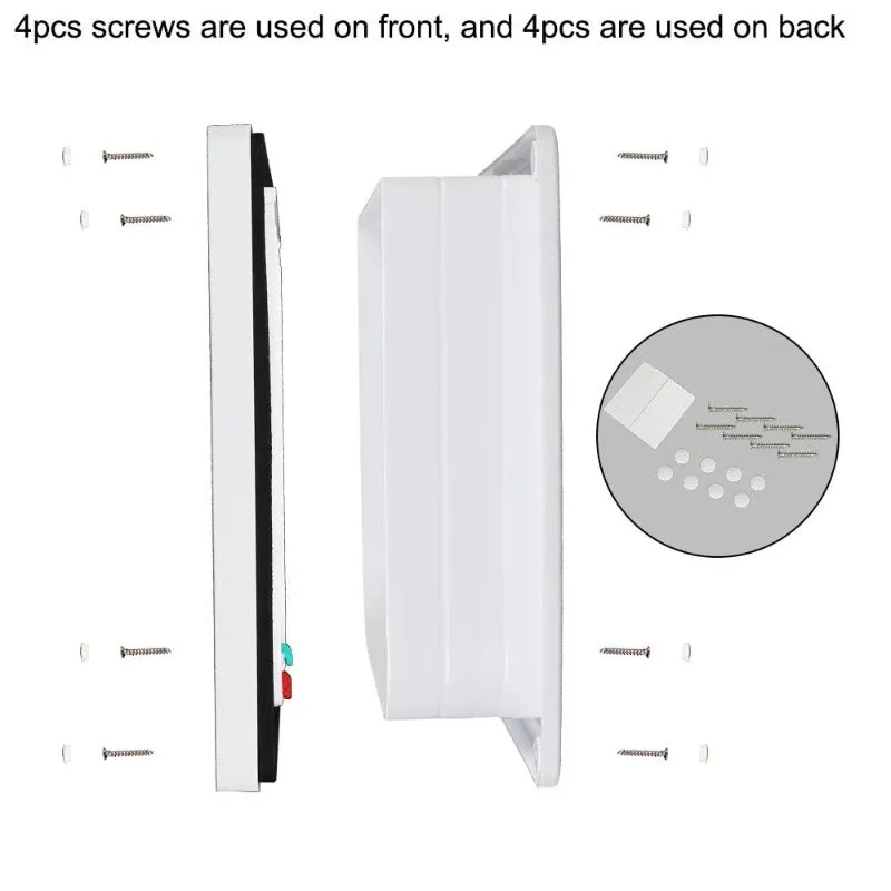 Cat Flap Door 4 Way Lockable Cat Kitten Security Gate ABS Plastic S/M/L Pet Supplies