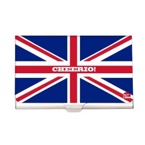 Designer Visiting Card Holder Nutcase - Cheerios Union Jack British Flag