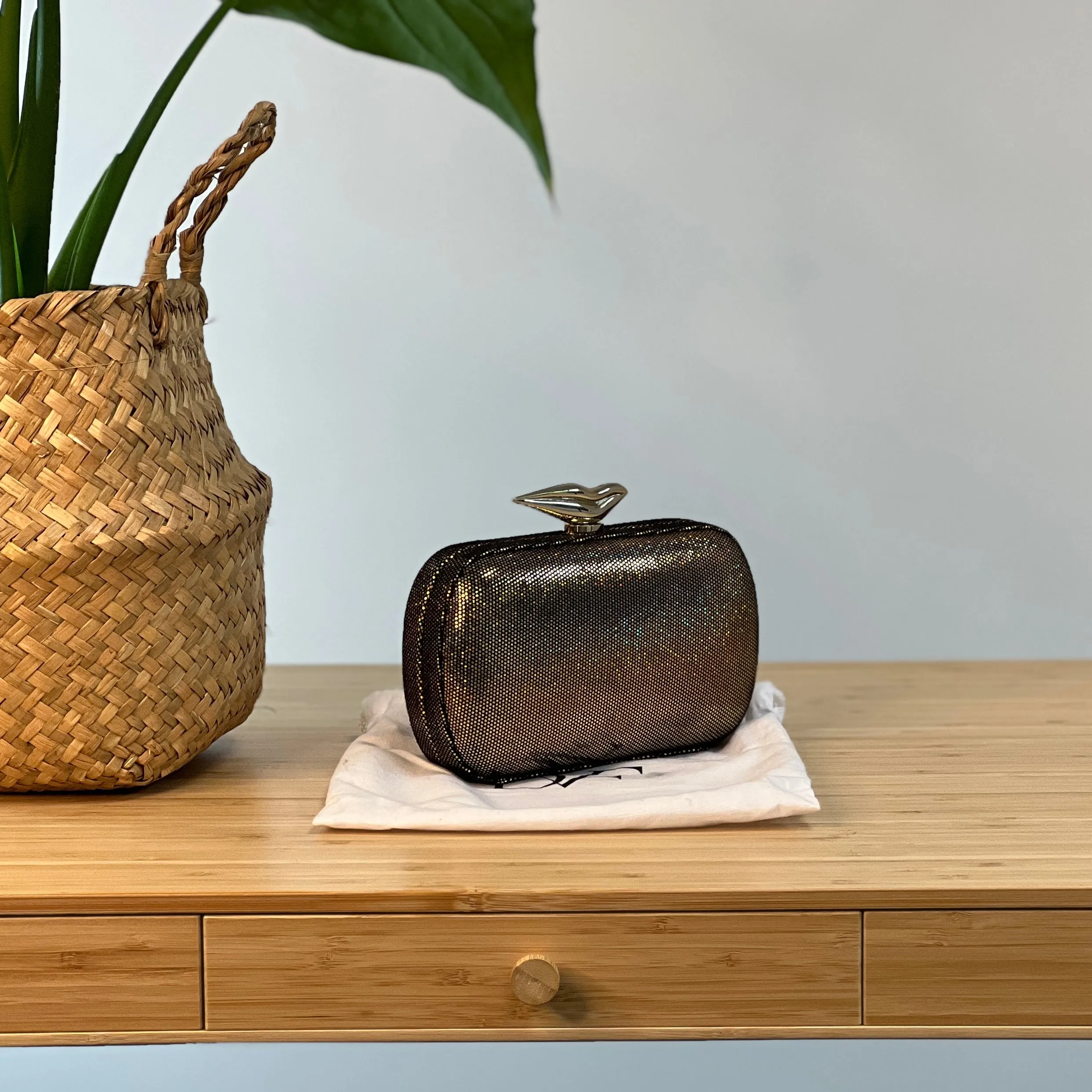 Diane Von Furstenberg Box Clutch