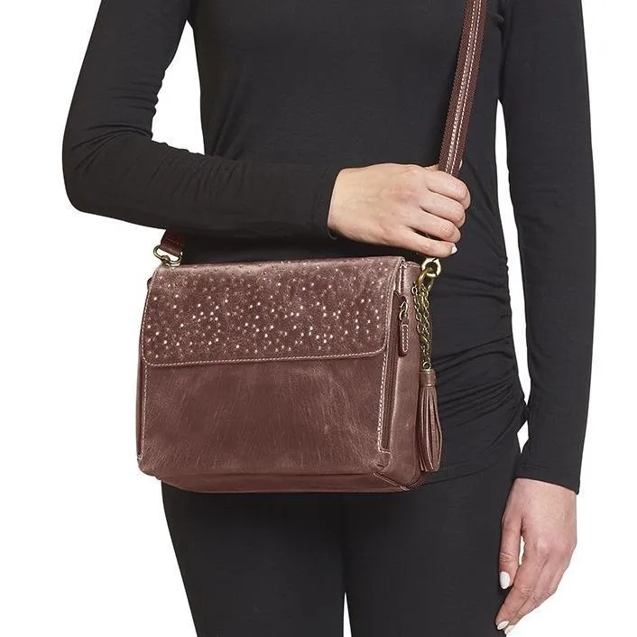Distressed Buffalo Concealed-Carry Clutch