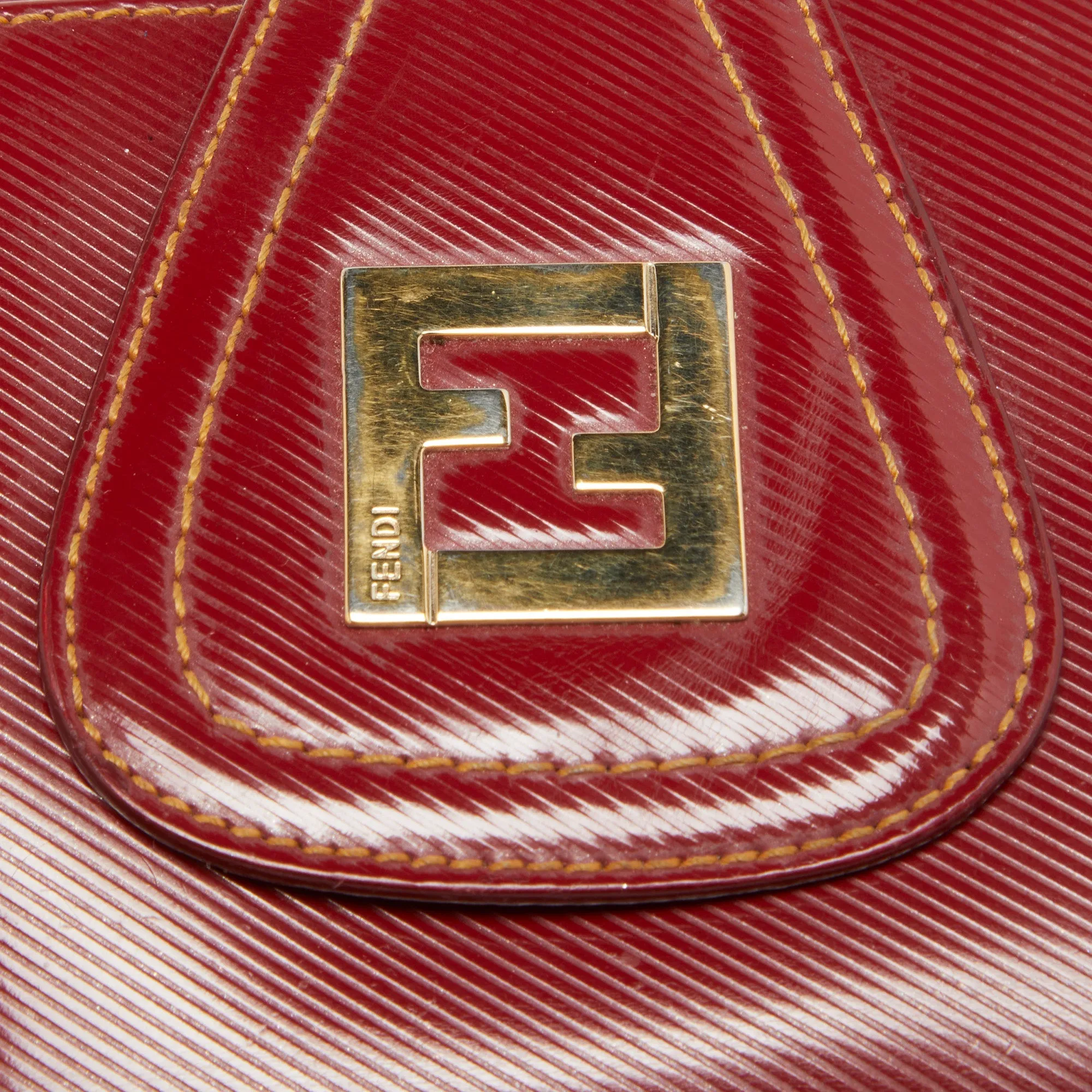 Fendi Coated Canvas Compact Flap Wallet
