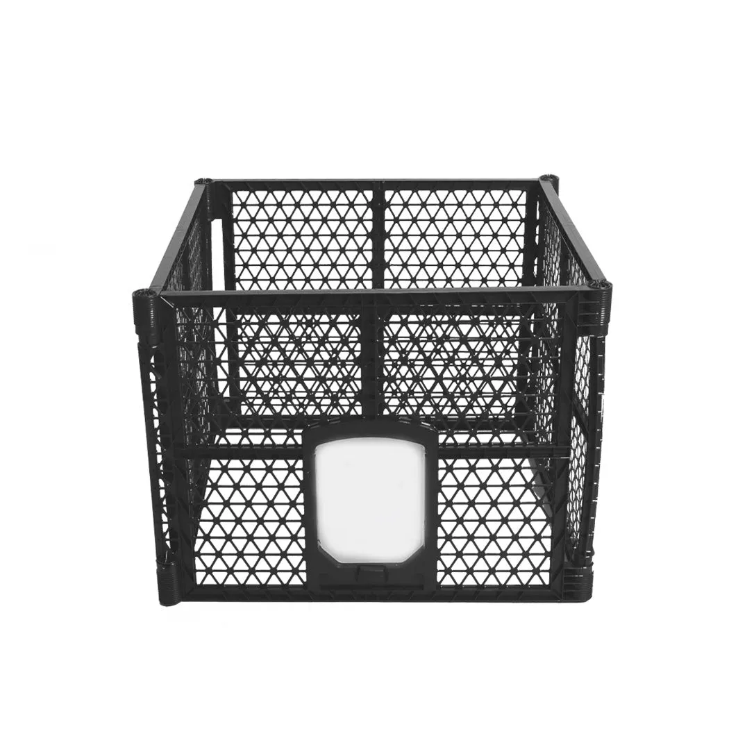 Foldable Plastic Garden Outdoor Pet Playpen 4 Panels
