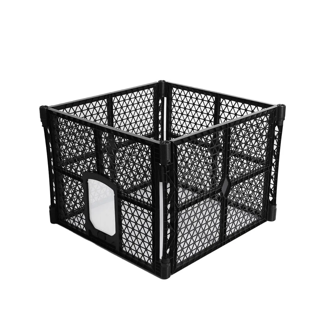 Foldable Plastic Garden Outdoor Pet Playpen 4 Panels