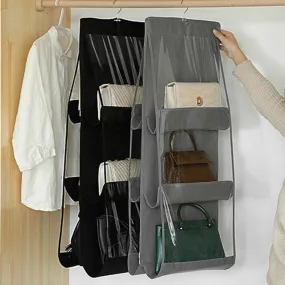 Foldbar adskillelsestaske til garderoben
