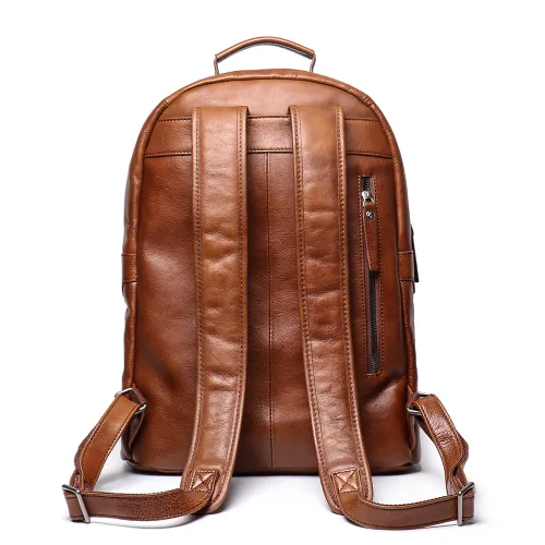 Genuine Cowhide Leather Backpack