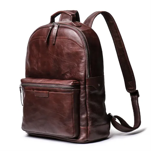Genuine Cowhide Leather Backpack