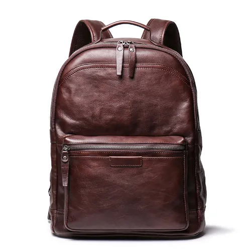 Genuine Cowhide Leather Backpack