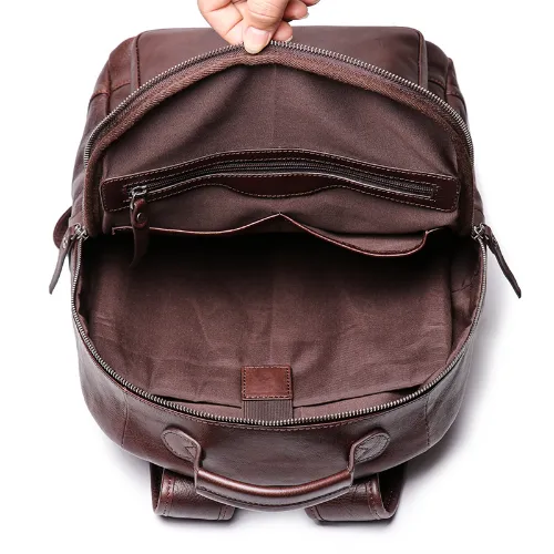 Genuine Cowhide Leather Backpack