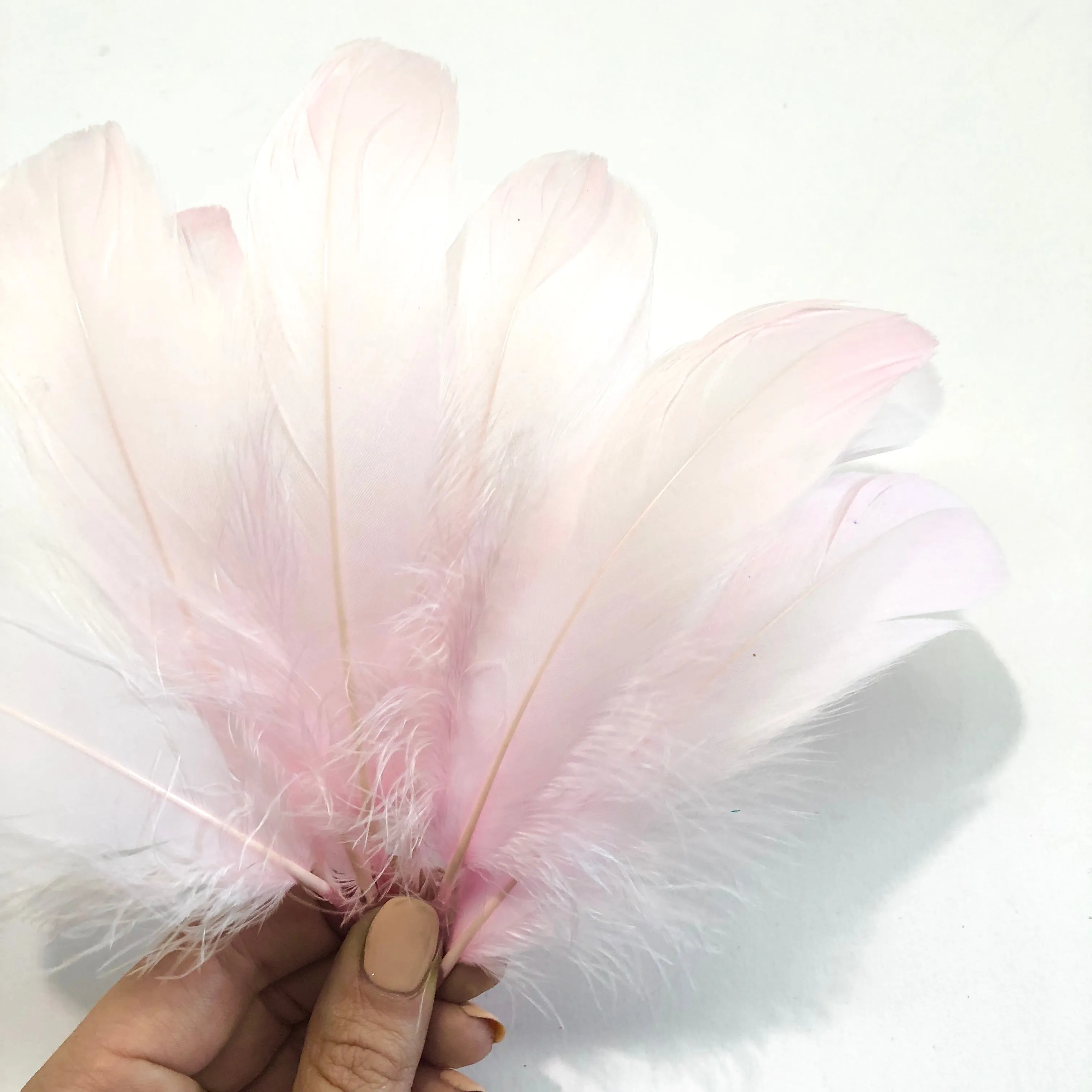 Goose Nagoire Feathers 10 grams - Pink