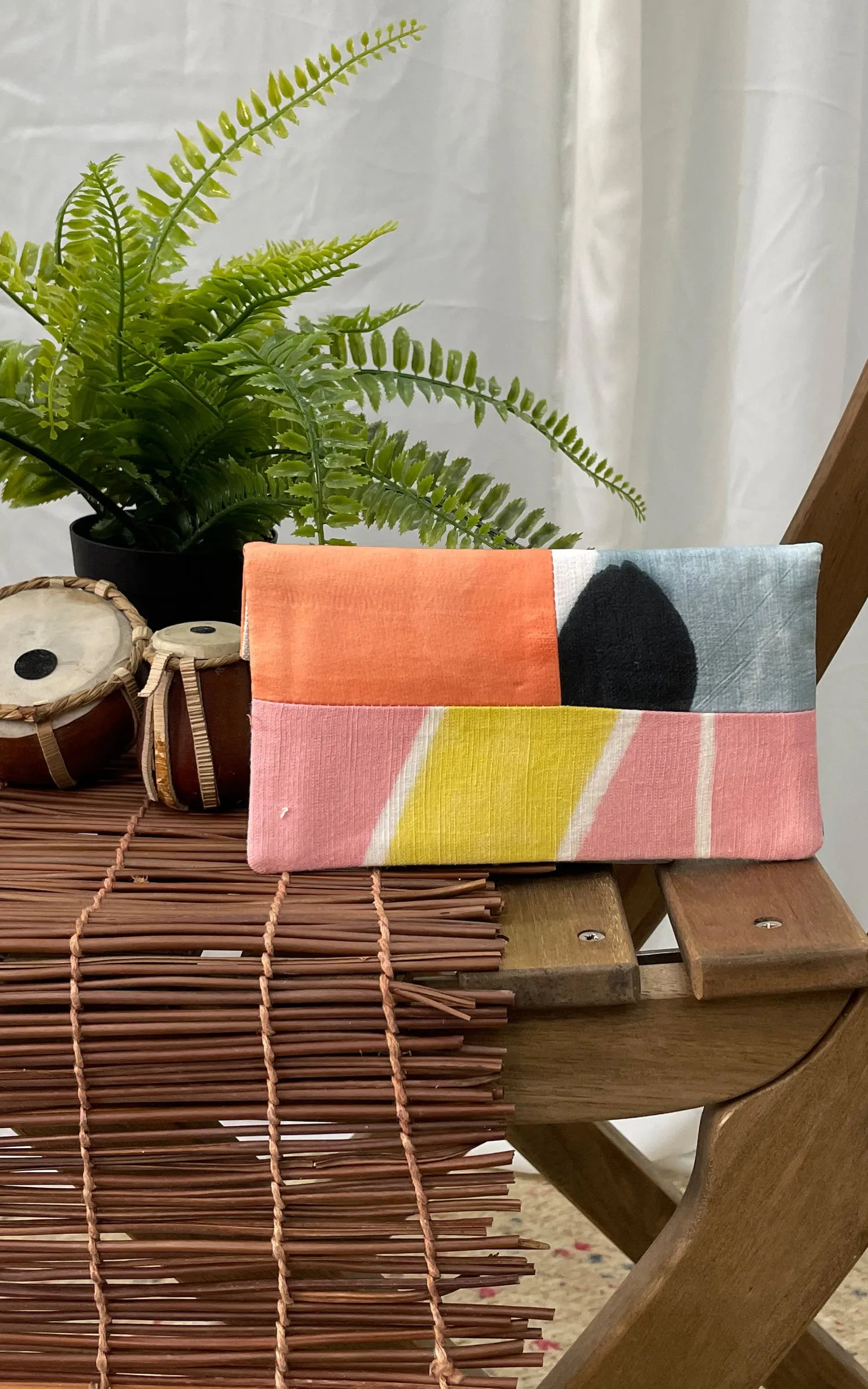 Hand Brush Painted Money Holder