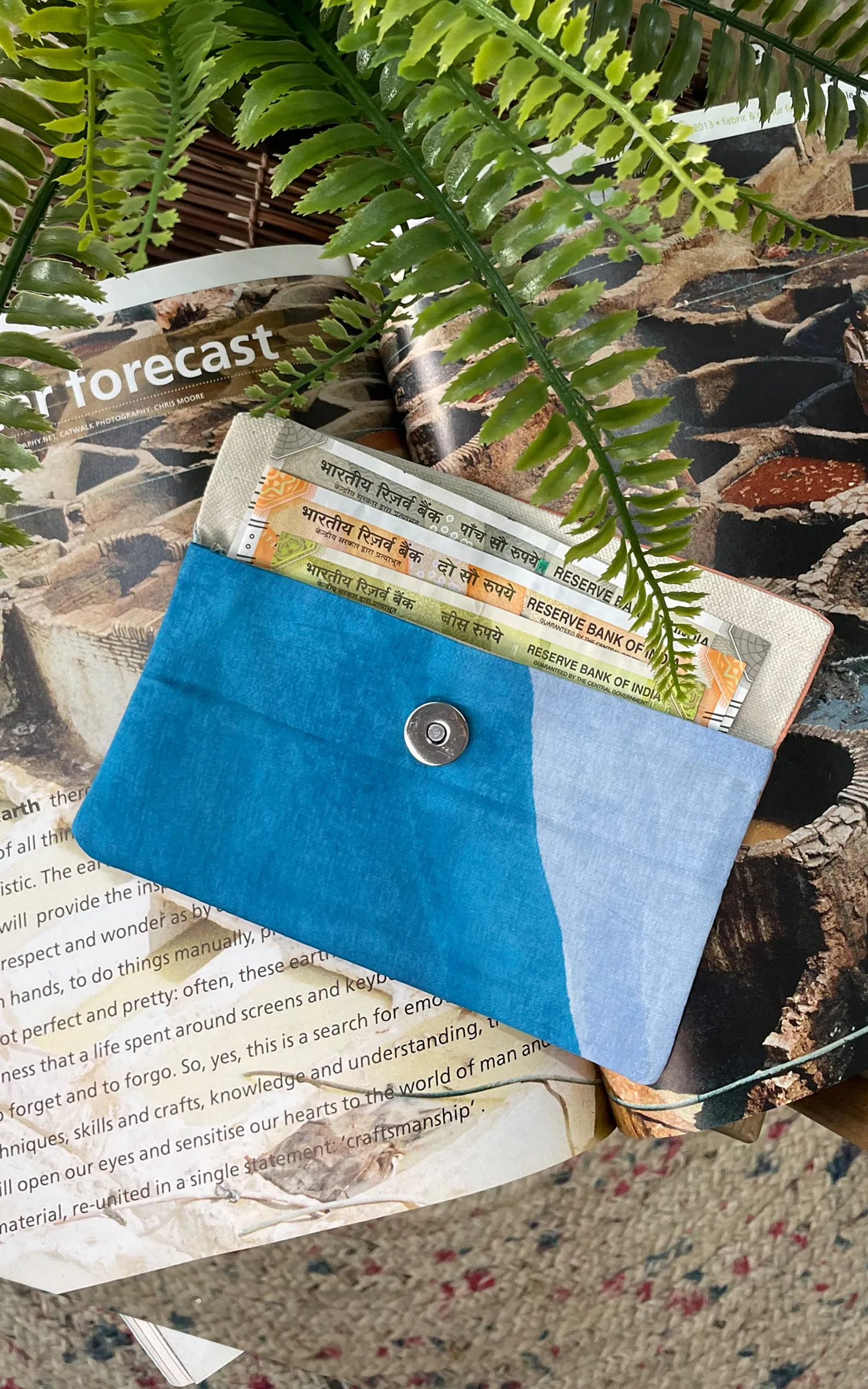 Hand Brush Painted Money Holder