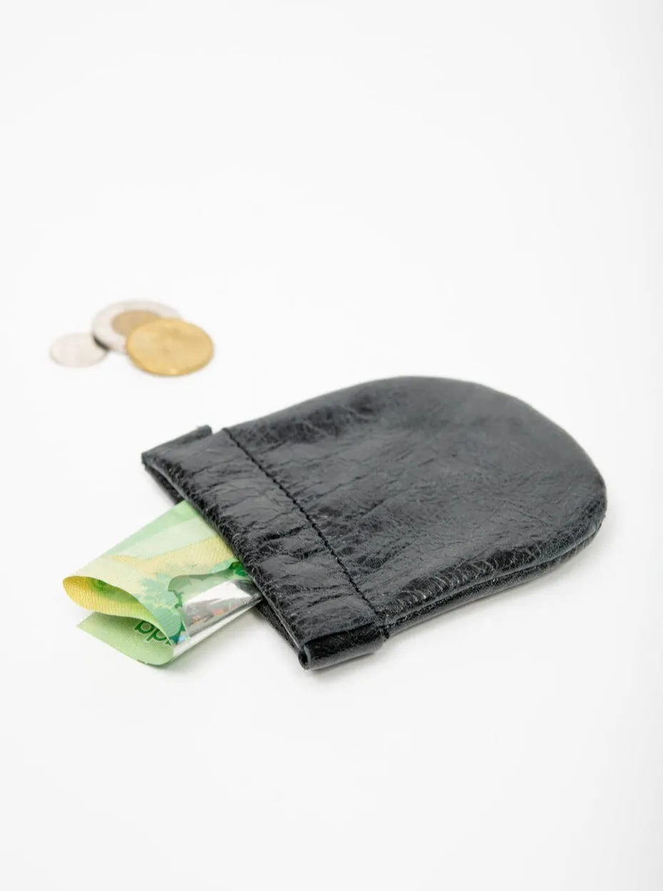 Leather wallet, coin purse MEZZA LUNA model