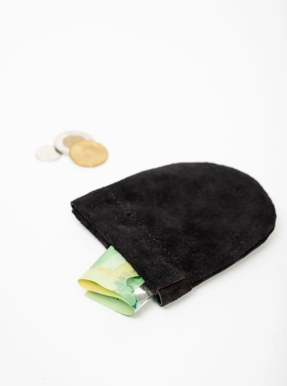 Leather wallet, coin purse MEZZA LUNA model