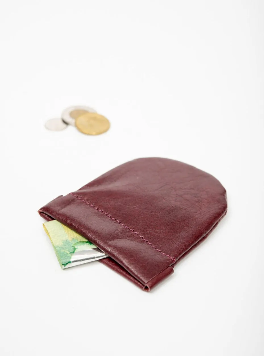 Leather wallet, coin purse MEZZA LUNA model