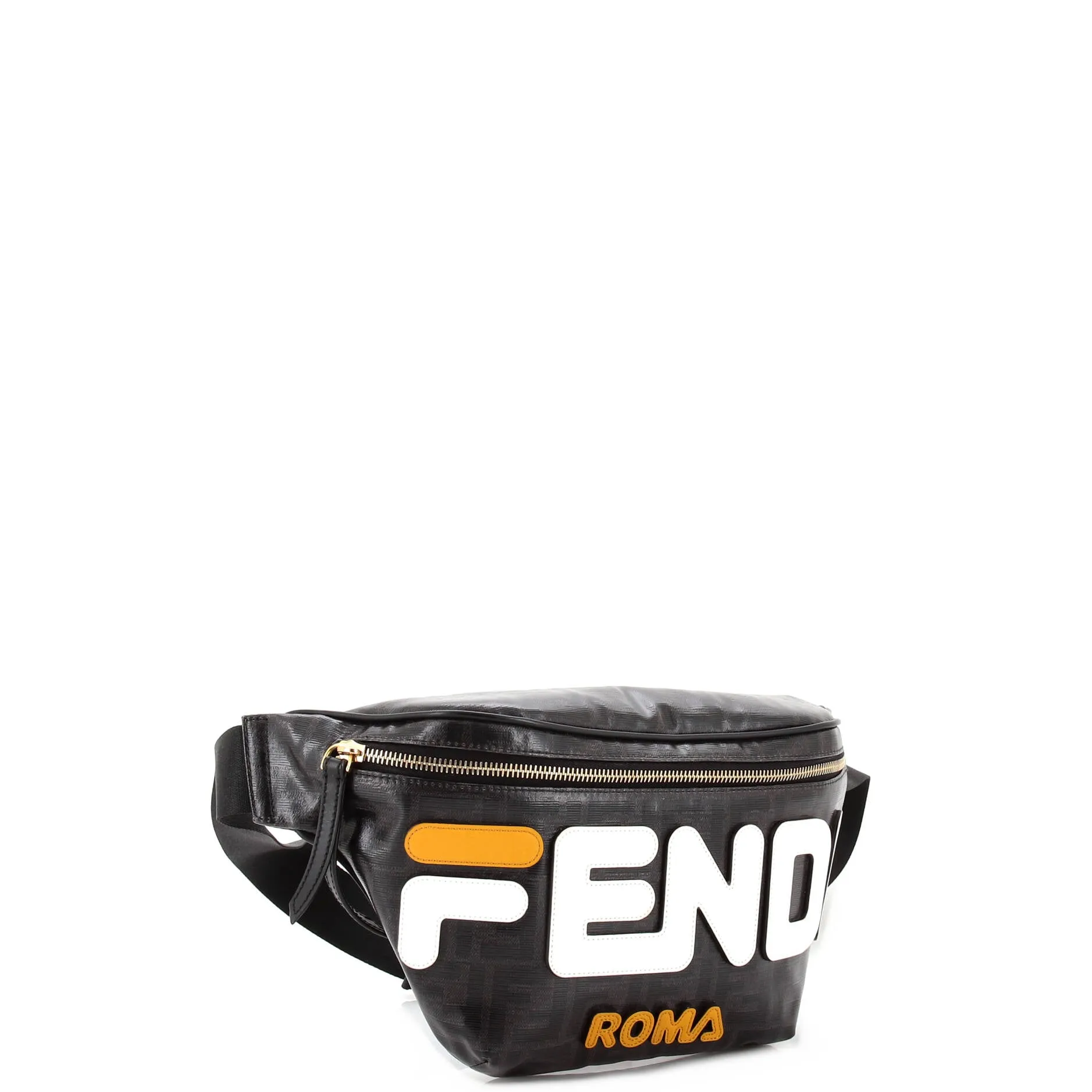 Mania Logo Waist Bag Zucca Coated Canvas