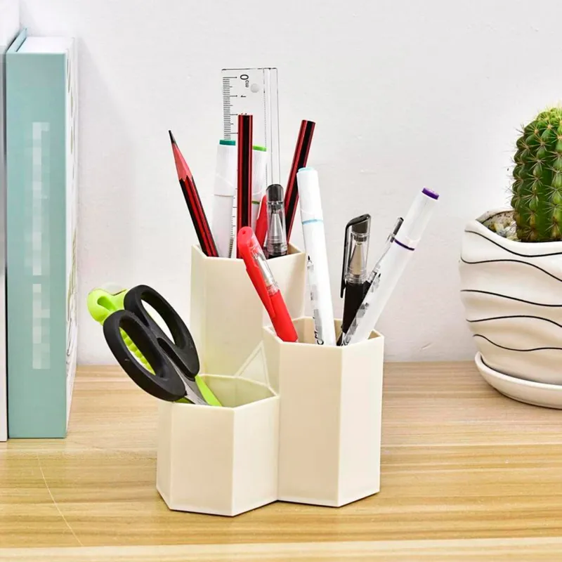 Matte Organizer Stand for stationery , pen, brushes (Pack of 1, Random color)
