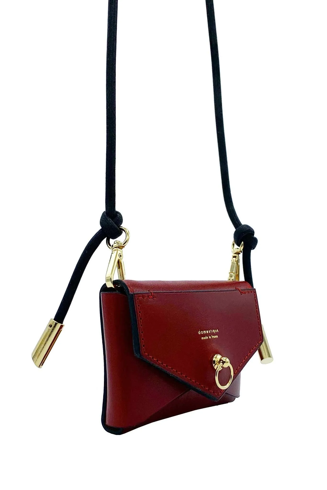 Mini Envelope Red Leather Purse