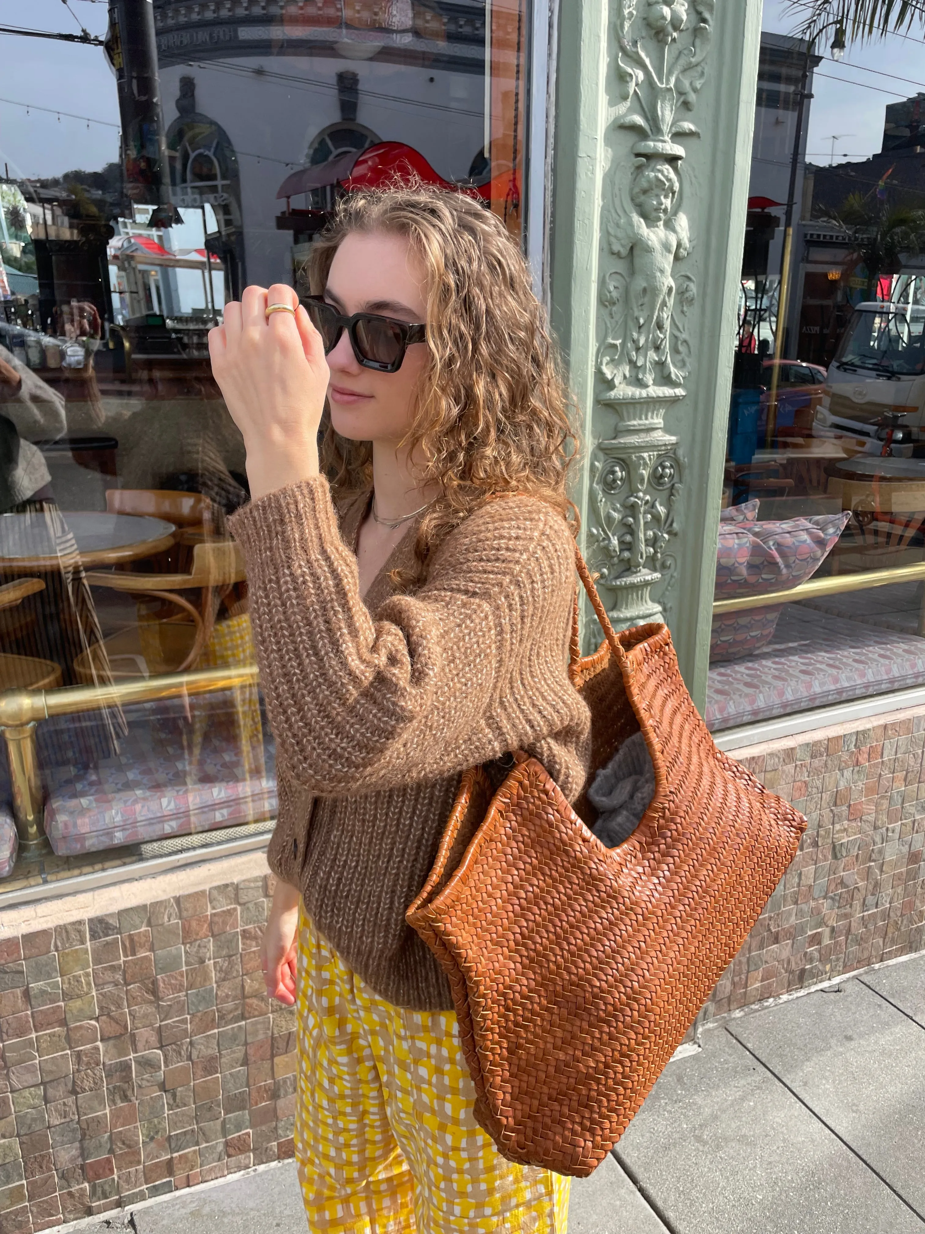 Narmada Tan Bag