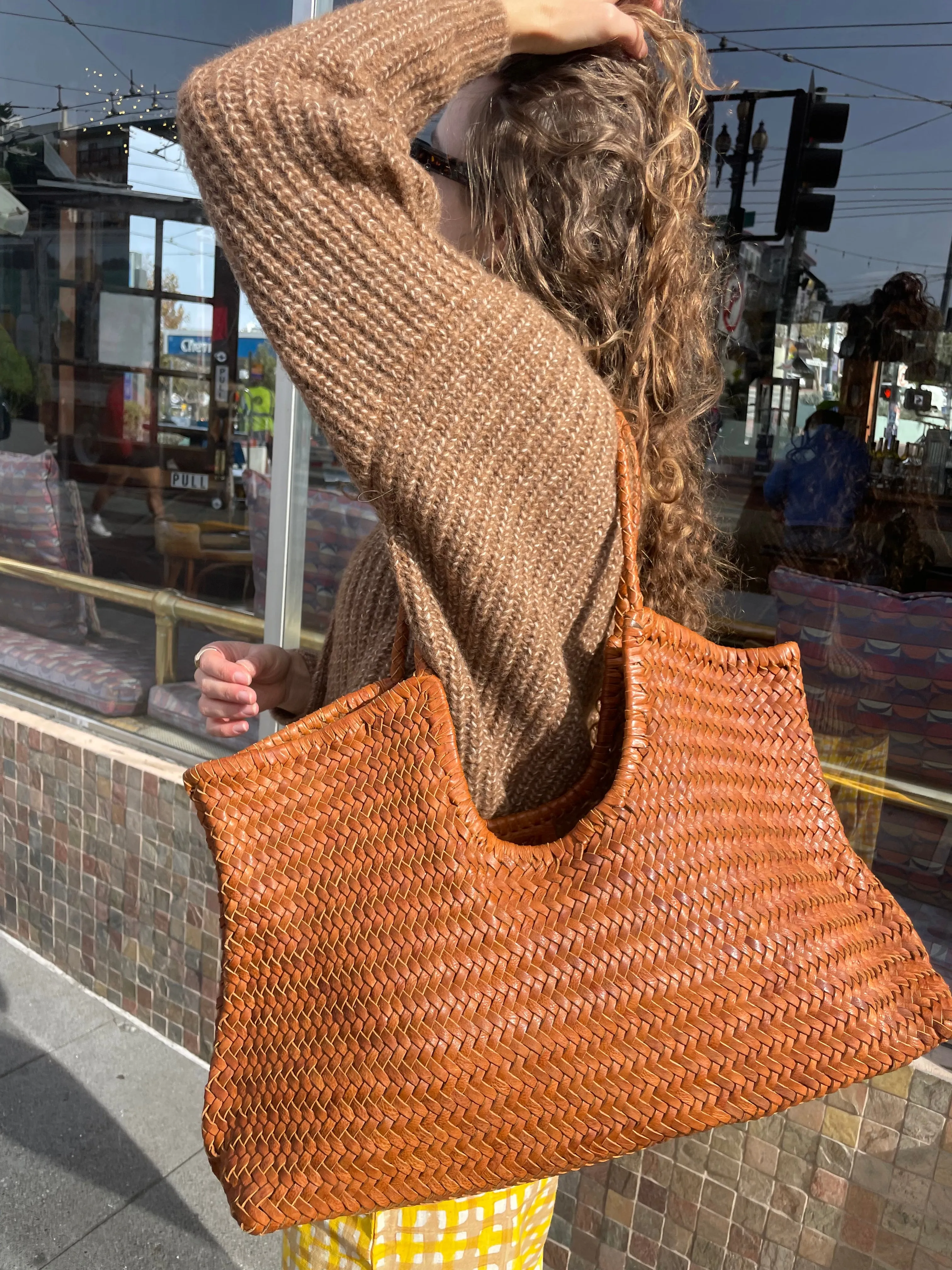 Narmada Tan Bag