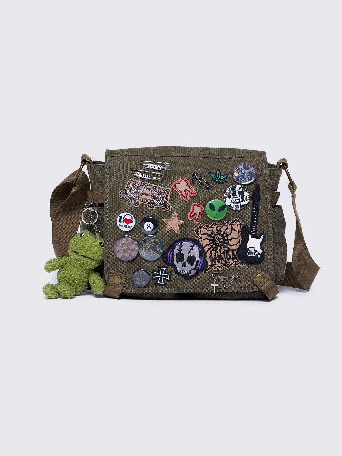 Patch Me Up Messenger Bag