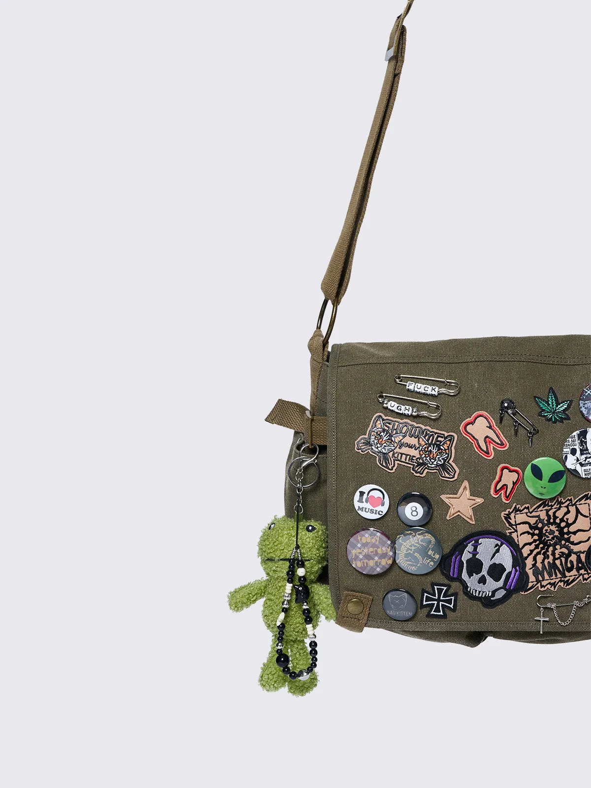 Patch Me Up Messenger Bag
