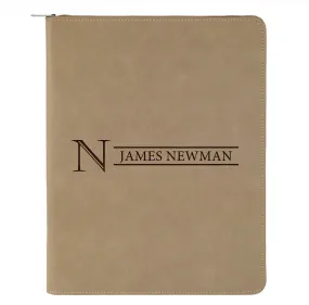 Personalized Portfolio with Zipper