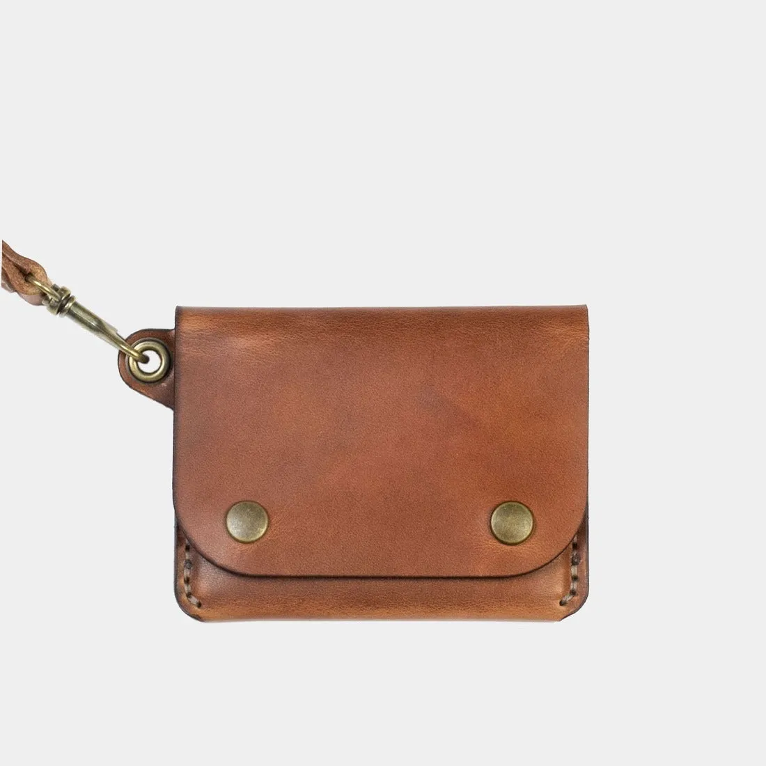 Small Trucker Wallet w/ Lanyard