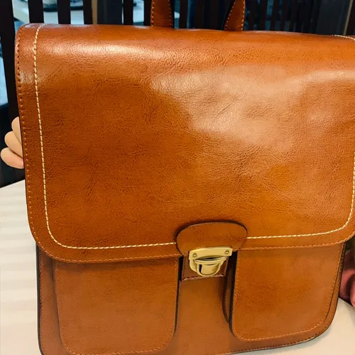 Small Womens Black Backpack Genuine Leather Satchel Backpack