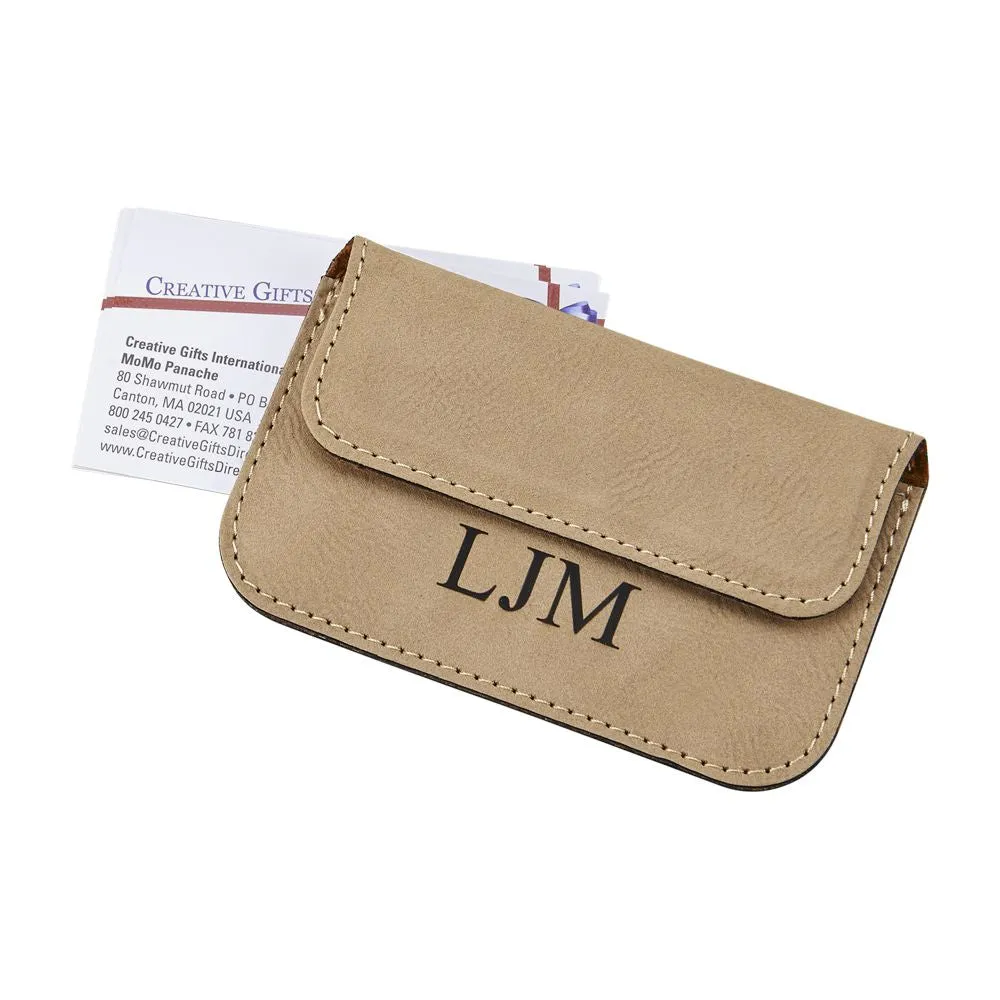 Tan Card Case