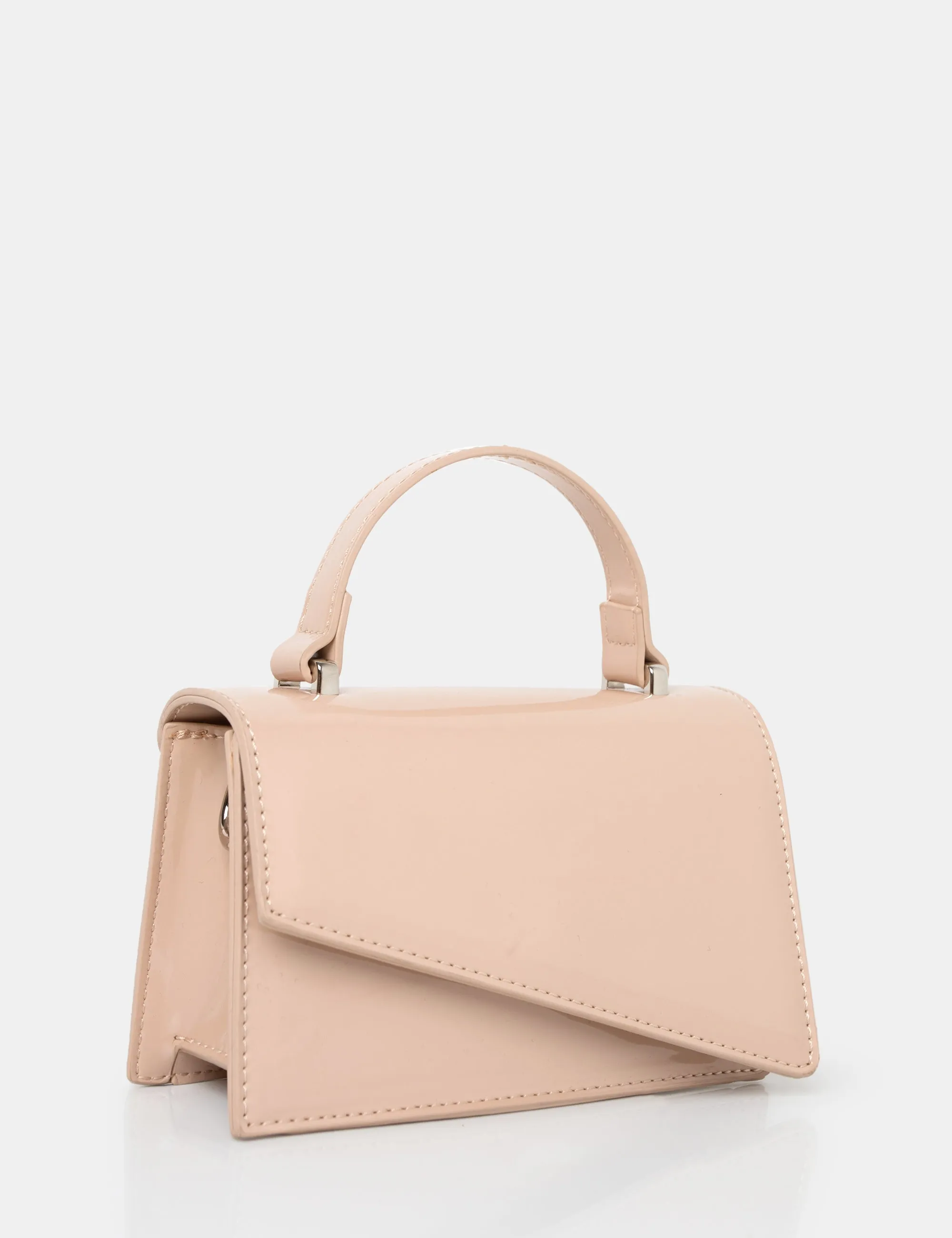 The Penny Nude Patent Mini Bag
