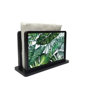 Tissue Holder Paper Napkin Stand - Monstera Leaf