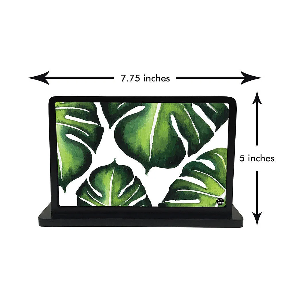 Tissue Holder Paper Napkin Stand - Monstera Leaves