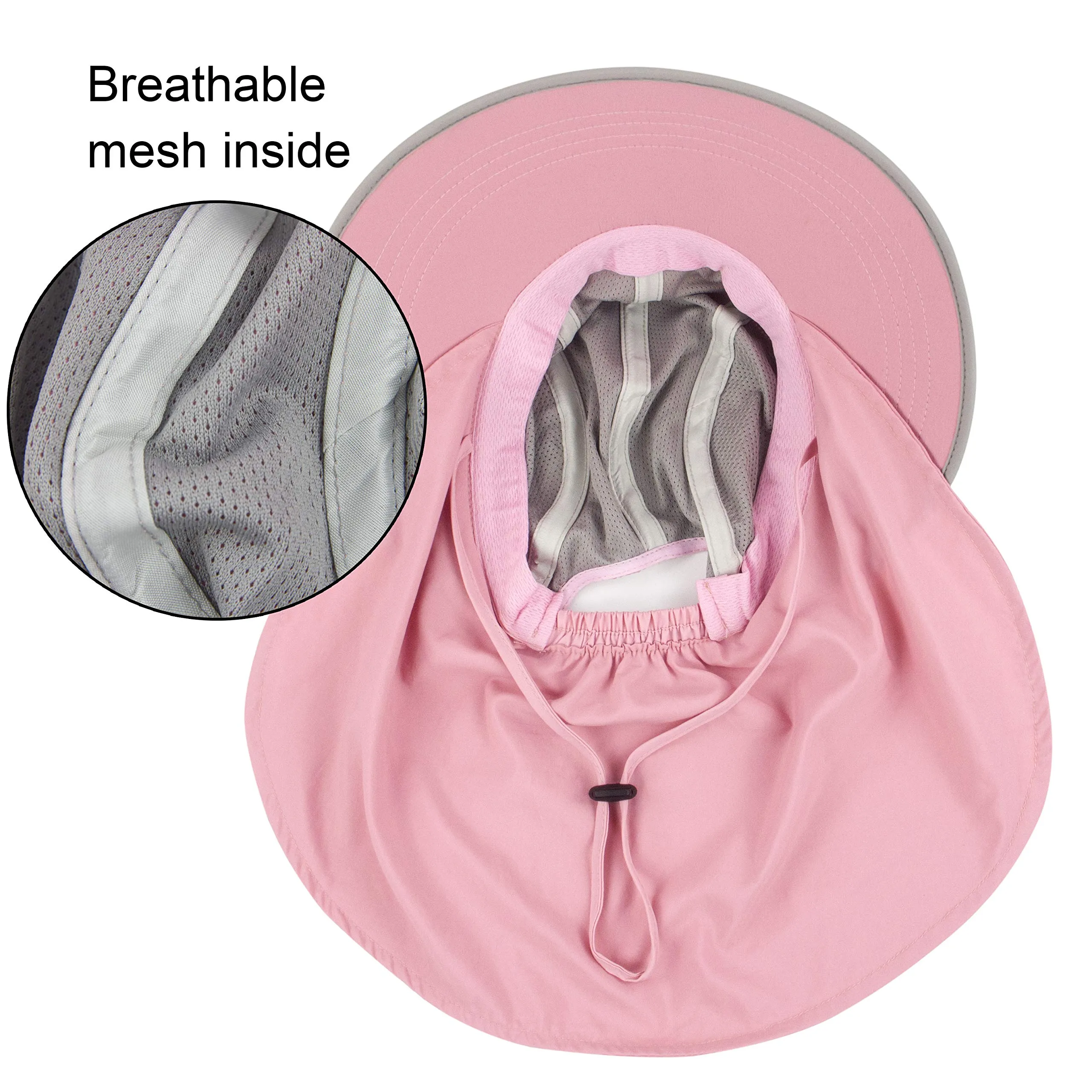 Women's Sun Hat Outdoor UV Protection Foldable Packable Mesh Hat