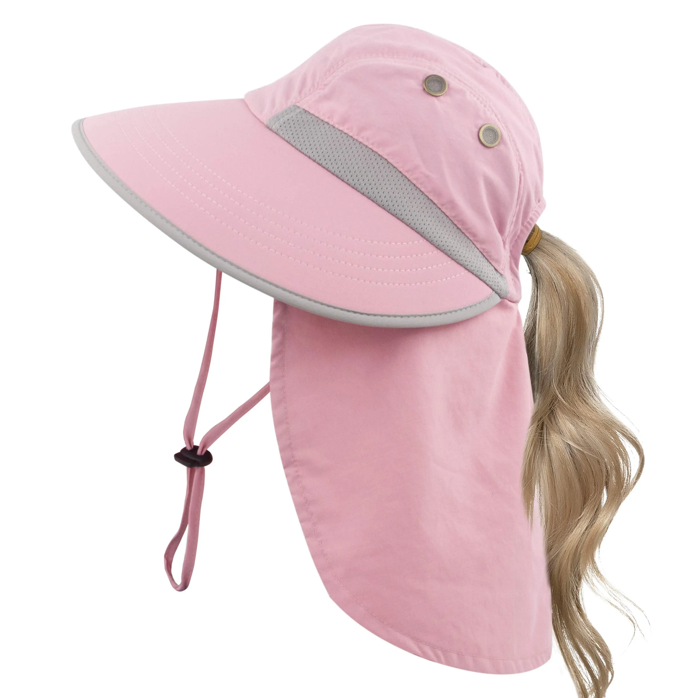 Women's Sun Hat Outdoor UV Protection Foldable Packable Mesh Hat