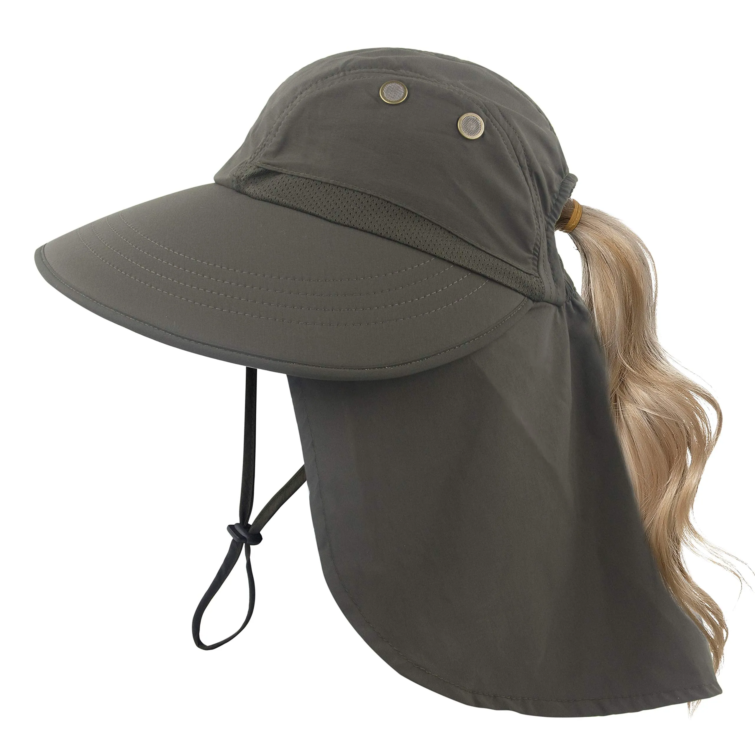Women's Sun Hat Outdoor UV Protection Foldable Packable Mesh Hat