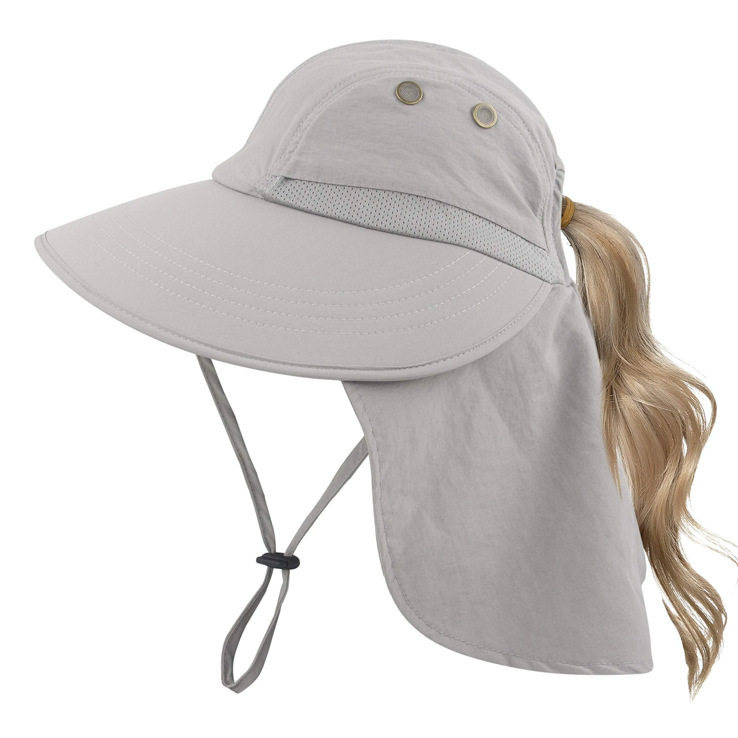 Women's Sun Hat Outdoor UV Protection Foldable Packable Mesh Hat